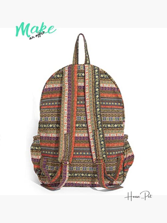 Canvas Casual Daypack Backpack Large Capacity Foldable Travel main image 2